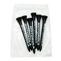 Golf Tee Poly Packet with 6 Tees